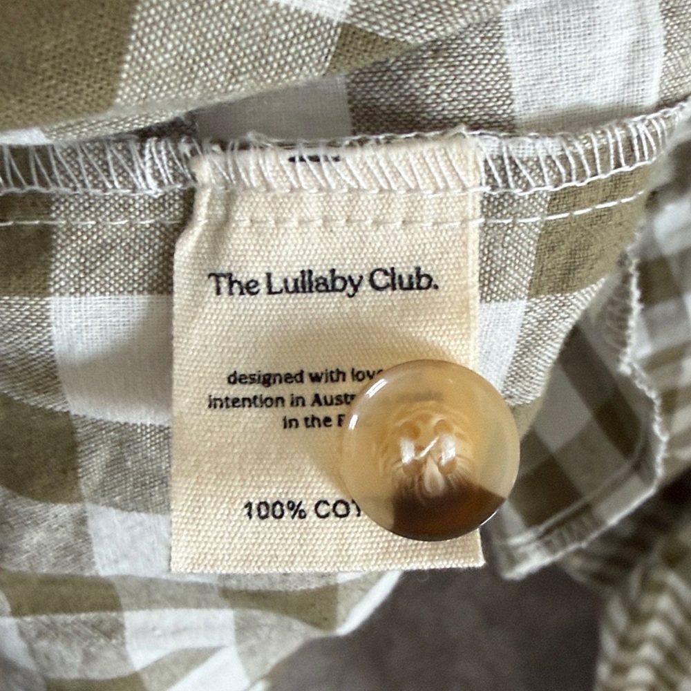 Lullaby Club Avalon Smock Gingham Mini Dress XS - Picture 7 of 7
